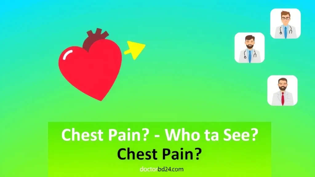 বুকে ব্যথার জন্য কোন ডাক্তার দেখাবো