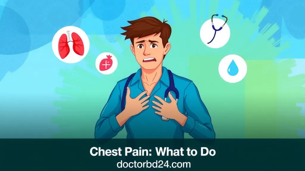 বুকের মাঝে ব্যথা হলে করণীয়